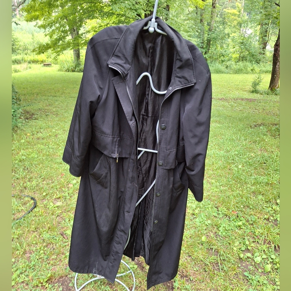 Black trenchcoat